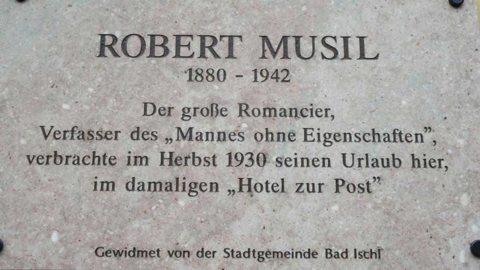 Robert Musil Gedenktafel