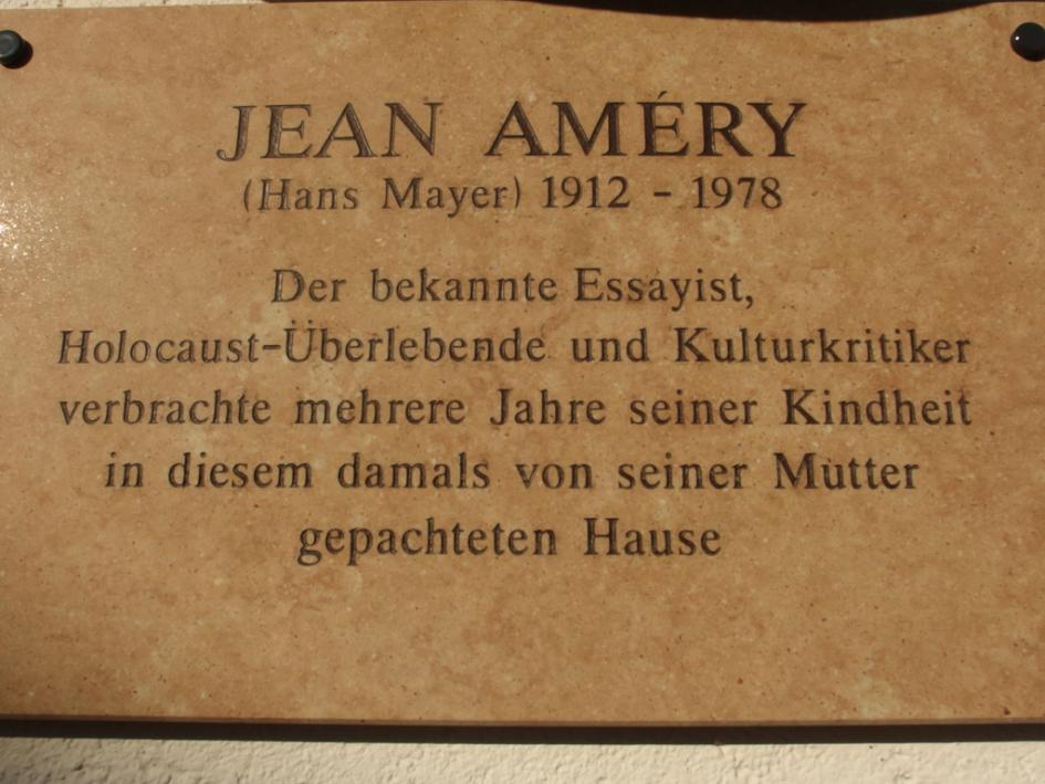 Jean Améry Gedenktafel
