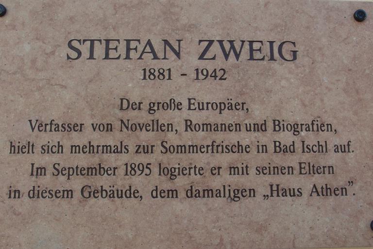 Stefan Zweig Gedenktafel