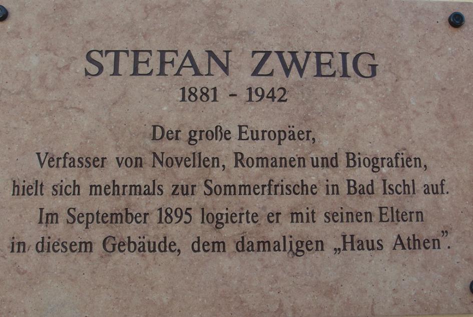 Stefan Zweig Gedenktafel