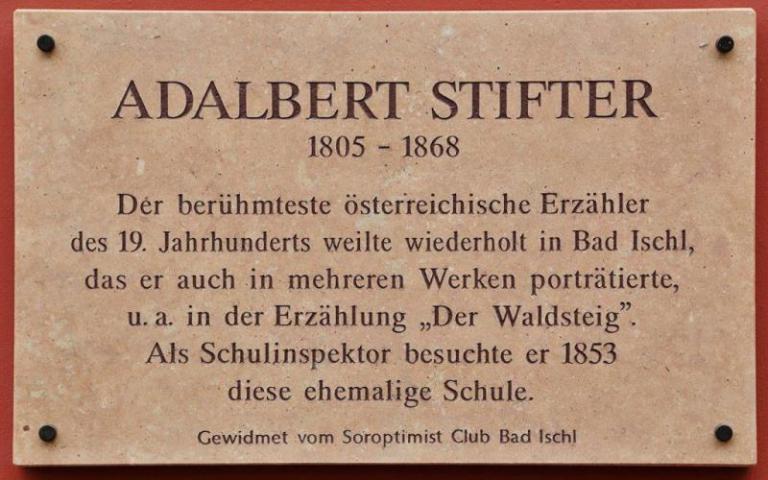 Adalbert Stifter Gedenktafel